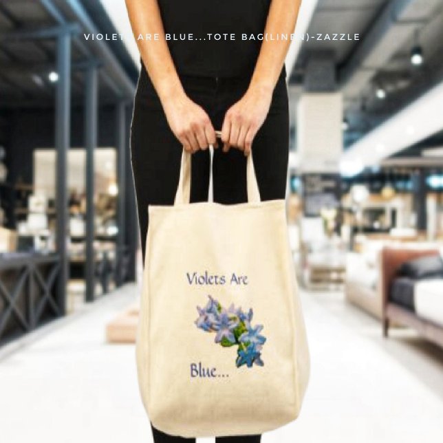 Violets Are Blue...  Tote Bag (Creator Uploaded)