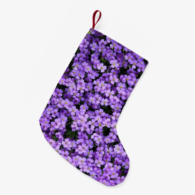 Violets Christmas Stocking (Front (Hanging))