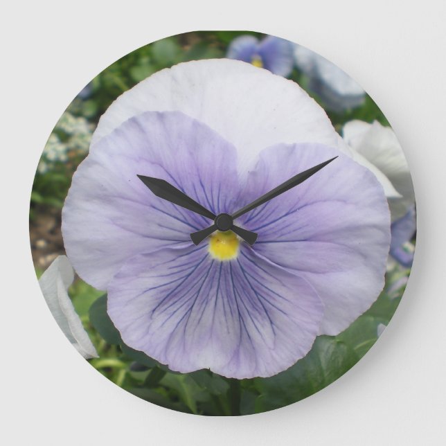 Violets~ Horloge murale (Recto)