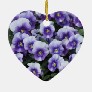 Violets ornement personnalisé