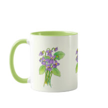 Violets sauvages Mug