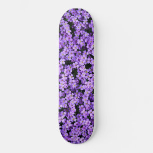 Violets Skateboard Violet Flowers Spring Purple