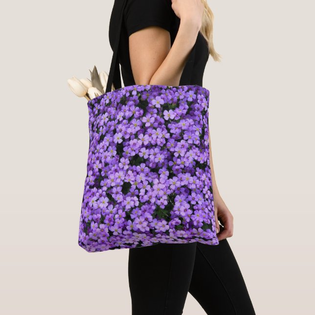 Violets Tote Bag (Close Up)
