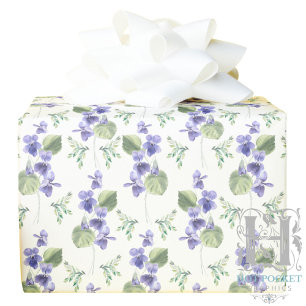Violets Wrapping Paper