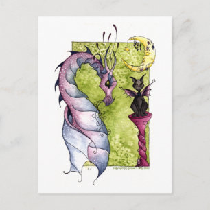 Violette and Obsidian Postcard