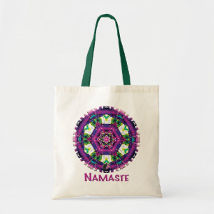 Violette Namaste Kaleidoscope Tote Bag