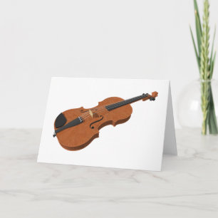 Violin: 3D Model: Card