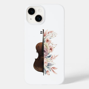 Violin among flowers. Bouquet of flowers. Case-Mate iPhone 14 Case