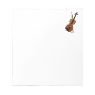 Violin and Bow Notepad