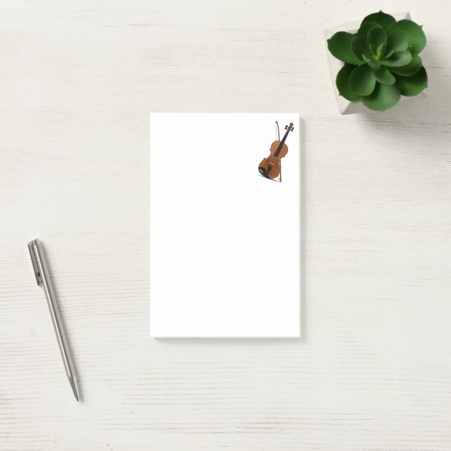 Violin and Bow Post-it Notes (Office)