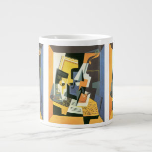 Violin and Glass by Juan Gris, Vintage Cubism Large Coffee Mug