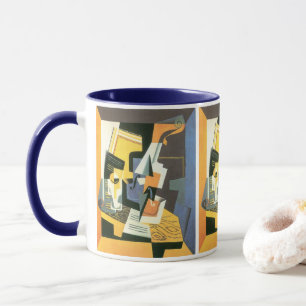 Violin and Glass by Juan Gris, Vintage Cubism Mug