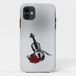 Violin and Roses iPhone 11 Case