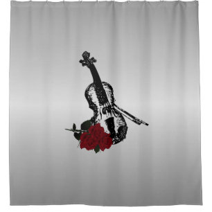 Violin and Roses Silver