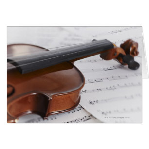 Violin and sheet music
