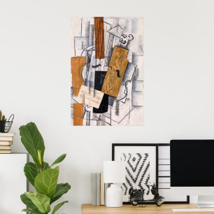 Violin and Sheet Music   Georges Braque   Poster