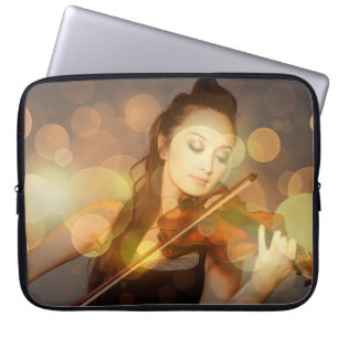 Violin artist solistin instrument laptop sleeve