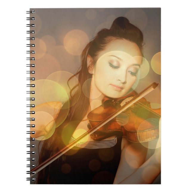 Violin artist solistin instrument notebook (Front)