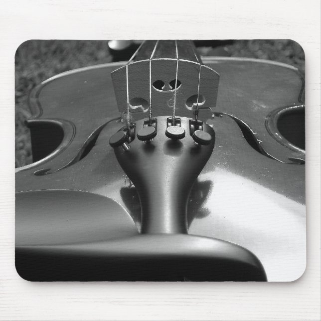 Violin B&W Mouse Pad (Front)