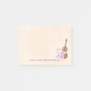 Violin & Ballet Dance with the Butterflies Post-it Notes