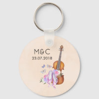 Violin, ballet Shoes and Butterflies Wedding