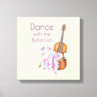 Violin & Ballet Shoes Inspirational Dance