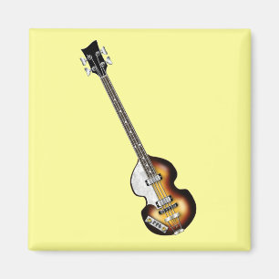 Violin Bass Guitar Magnet