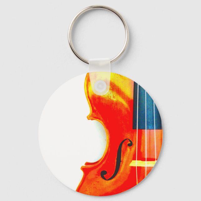 Violin Beautiful and Artistic Keychain (Front)
