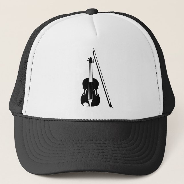 Violin - Black Trucker Hat (Front)
