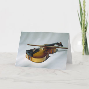 Violin Blank Note Cards
