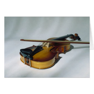 Elegant 50 Violin Blank Card