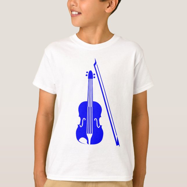 Violin - Blue T-Shirt (Front)