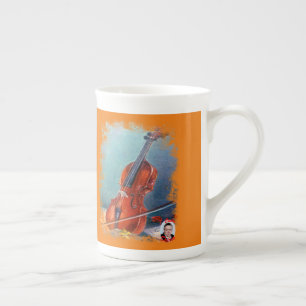 Violín Bone China Mug