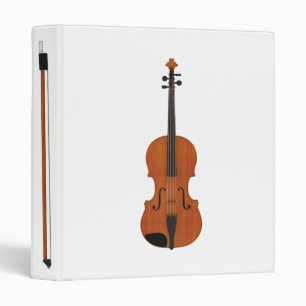 Violin & Bow: 3D Model: Custom Binder