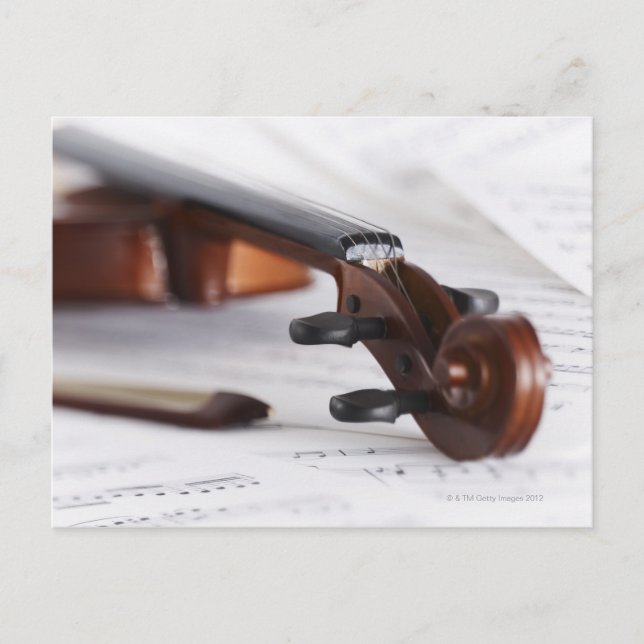 Violin Bow Postcard (Front)
