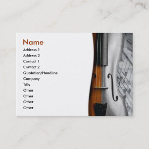 Violin Business Card