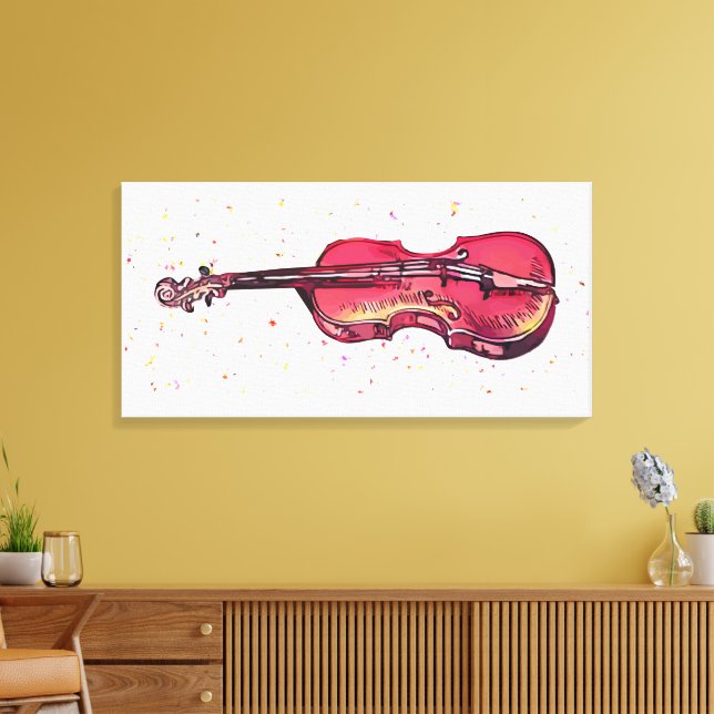Violin Canvas Print (Insitu(LivingRoom))