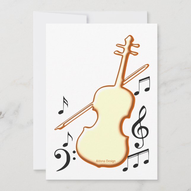Violin Card (Front)