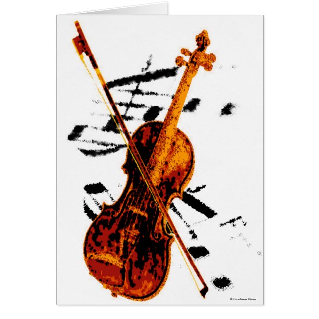 Violin Card (Front)