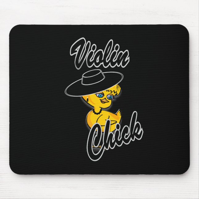 Violin Chick #4 Mouse Pad (Front)