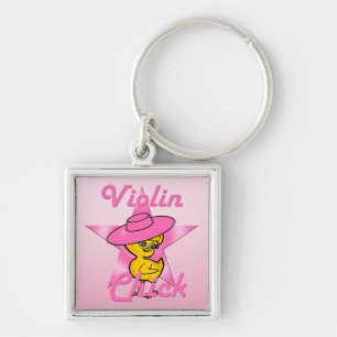 Violin Chick #8 Keychain