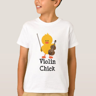 Violin Chick Kids T-shirt