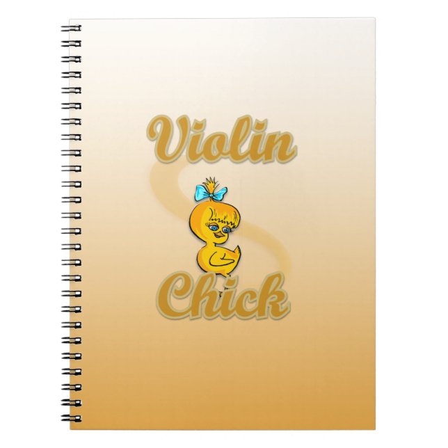 Violin Chick Notebook (Front)