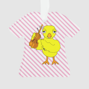 Violin Chick Ornament