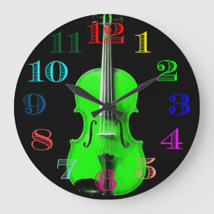 Violin Clock Design