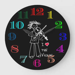 Violin Clock Design
