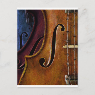 Violin Composition Postcard