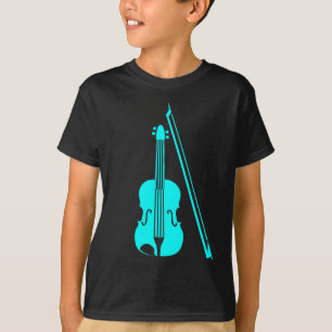 Violin - Cyan T-Shirt