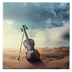 Violin Desert Tranquillity, Tile