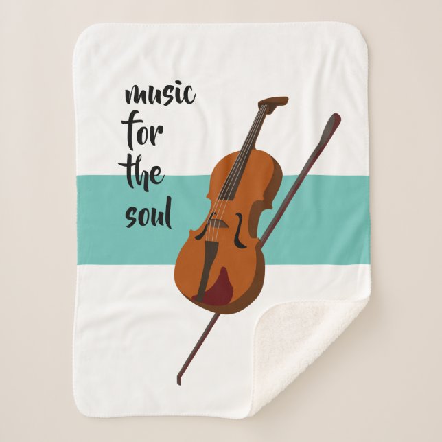 violin design blanket (Front)